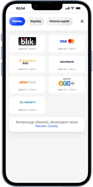 Slottica Wpłata środków